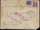  Spain 1938 Air Censured Cover from Palma de Mallorca to France Carcassonne 