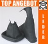  Opel Astra G 98 09 Schaltsack Handbremssack Echtes Leder Schwarz 