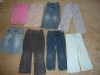  Lot of 8 Huge Pants Jeans The Children's Place Sonoma Carter's Japanese 4T GUC 