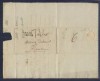  Sette to Barcelona 1816 Folded Pre Philatelic Letter 8354 