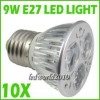  10x New E27 LED CREE Epistar 9W 6W 3W Warm Cool White Spot Light Bulb 100 265V 