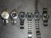  Lot of 6 Mens Smith Wesson Pilot SWW167 Watches as Is for Parts or Repair 