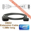  OBDII 16 Pin Male to Female Extension Cable for All 16 Pin OBD2 Scanner BNIB 