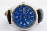  Vintage Citizen 7 Blue Dial Automatic 21J Day Date Japan Made Mens Used Watch 