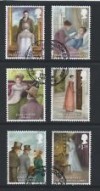  2013 Very Fine Used Jane Austen Stamp Set 