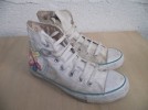  Size 6 Converse All Stars Flowery Design High Top Sneakers Trainers Boots 