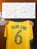  Camiseta Brasil 2013 6 Filipe Luis Talla XL 