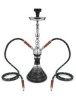  Cachimba Shisha Egipcia Grande 75 cm Cristal 2 Pipas Varios Colores ¡Nueva 