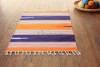  Citapore Multi Colour Hand Woven Premium Cotton Dhurrie Striped Rugs Carpets Mat 