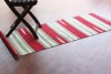  Citapore Fair Trade Handmade 2'x6' Dhurrie Striped Hallway Runner Rug Carpet Mat 