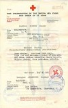  Guernsey Channel Islands Nazi Occupatn 1943 UK Red Cross Message Form Reply 