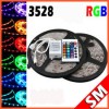  Hot 5M SMD 3528 300Leds 60leds M IP20 LED RGB Strip Light Flexible Nowaterproof 