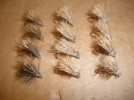  1 Dozen Elk Hair Caddis Flies 3 Models for Fly Fishing 