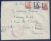  Spain Old Censored Registered Cover to France 1937 021 