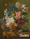  Canvas Prints Classical Flowers Oil Painting Art Prints for Bedroom 20x24