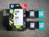  4X HP Empty Ink Cartridges 350 351 