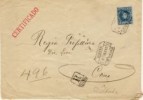  Spain from Italian Consulate in Madrid Registered to Italy 1909 