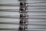  10 x OA90 Germanium Spitzen Diode Glasgehäuse 