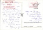  Spain TNT Private Postal Service Via Gibraltar Postcard 