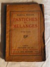  Pastiches Et Mélanges Marcel Proust NRF Nouvelle Revue Française 1919 