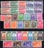  Spain 1931 36 Assorment Postal Union Press Association to 1 PTS MNH 