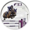  New Fei Jumping Federation Equestre Internationale Silver Coin 5D Andorra 2013 