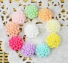  Pretty 20pcs Rose Flower 16mm Resin Flatback Button 10colors H49 