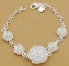  Hot Beautiful New Women's Fashion Jewelry Silver Bracelets PB042 