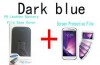  Dark Blue PU Leather Flip Case Battery Cover for Samsung Galaxy S3 III I9300 