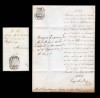  Spain 1838 1ª Carlista War Cover Circ from Soravilla to Azcoitia Very RARE 