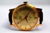  Vintage HMT Sona Super Slim Golden Dial 17J Hand Winding Mens Used Old Watch 