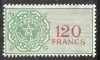  France Cols Revenue Morocco 1938 45 Timbre Unique 120F Green Red 