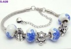  One Beautiful Charm Bracelet Fit Porcelain Beads s A39 