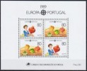  001126 Portugal 1989 Good Sheet MNH Very Fine Europa 