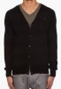  G Star Raw Mens Slim Fit Striped CL Harringey Knit Cardigan Black Medium EU 48 