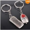  Beautiful Lover Lovers Keychain Gifts Couple Key Ring Mouse and Keyboard A 