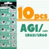  10 x AG1 SR60 164 364 364A LR621 Alkaline Watch Battery 