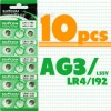  10 x AG3 SR41 SG3 192 384 392 1 55V Cell Watch Battery 