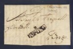  Spain 1803 Folded Pre Philatelic Letter Prats de Llusanes to Berga 12686 