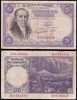  Gran Billete de 25 Pesetas de 1946 Economista Florez Estrada Edi D51A 