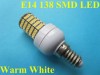  E14 3528 SMD 138 LED Warm White Light Bulb Lamp 230V 6 6 5W 480 550LM 