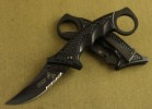  Free Shipping Colt Pony Claws Aluminum Hole Handle Pocke Survival Knife 6KK05 