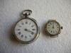  Lot de 2 Anciennes Montres Argent 