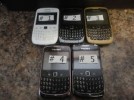  Blackberry Curve 9300 White Koodo Mobile Smartphone Parts Bundle as Is 