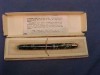  1937 Parker Vacumatic Fountain Pen Green Marble Color w Original Box 