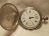  E F C O Longines Pocket Watch Decorated Hunter Case Solid Silver 6 Grands Prix 