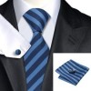  C 360 Mens 100 Silk Neckties Tie Hanky Cufflinks Sets Free Start from $0 01 