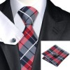  C 342 Mens 100 Silk Neckties Tie Hanky Cufflinks Sets Free Start from $0 01 