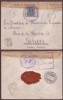  Spain Registered Cover to Switzerland 1915 WW1 Censor Esperanto Association 