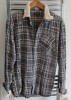  Mens Firetrap Checked Flannel Shirt with Fur Trim Detail UNWORN 